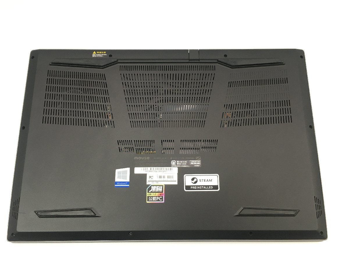 美品 マウスコンピューター G-Tune E5-165-CML-J ゲーミングノートPC