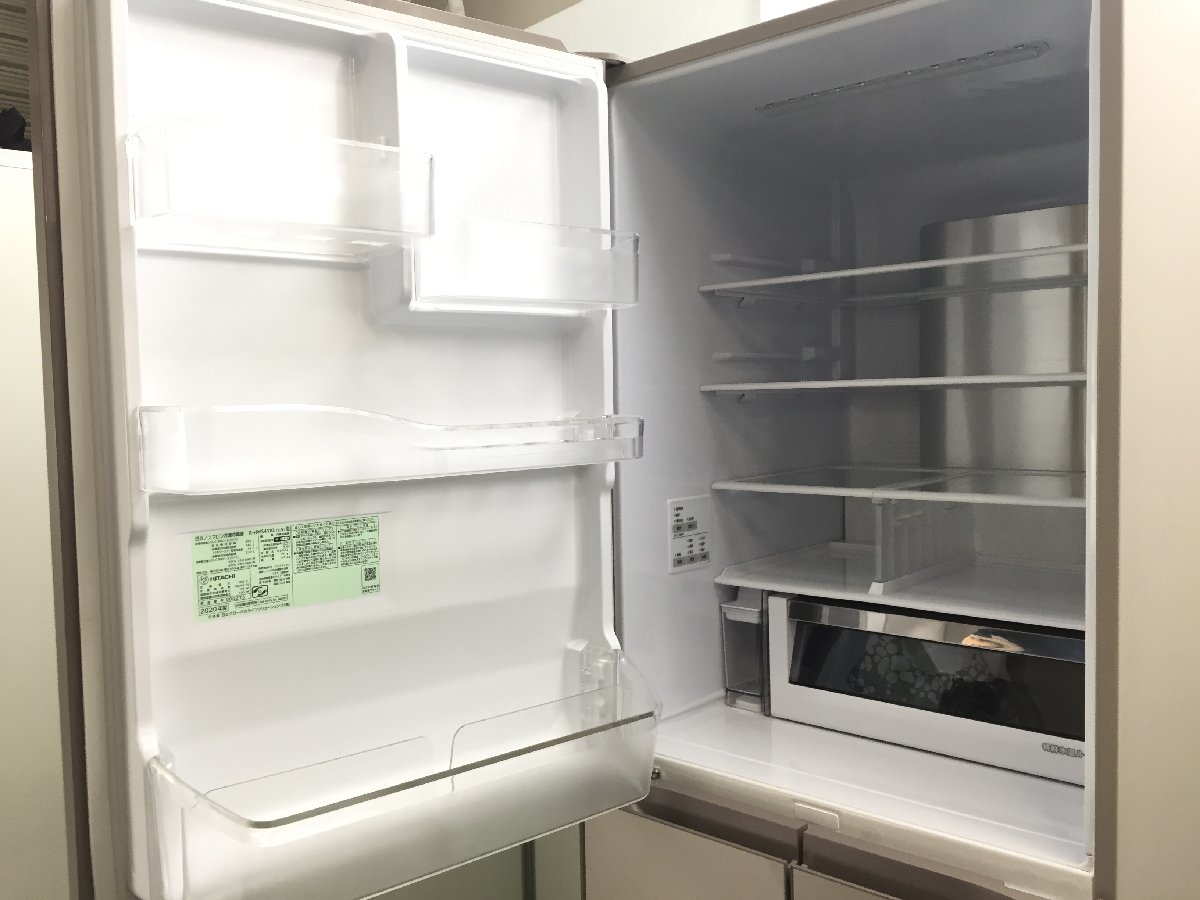 2020年製 美品☆日立 HITACHI 冷凍冷蔵庫 左開き 5ドア 470L 特鮮氷温