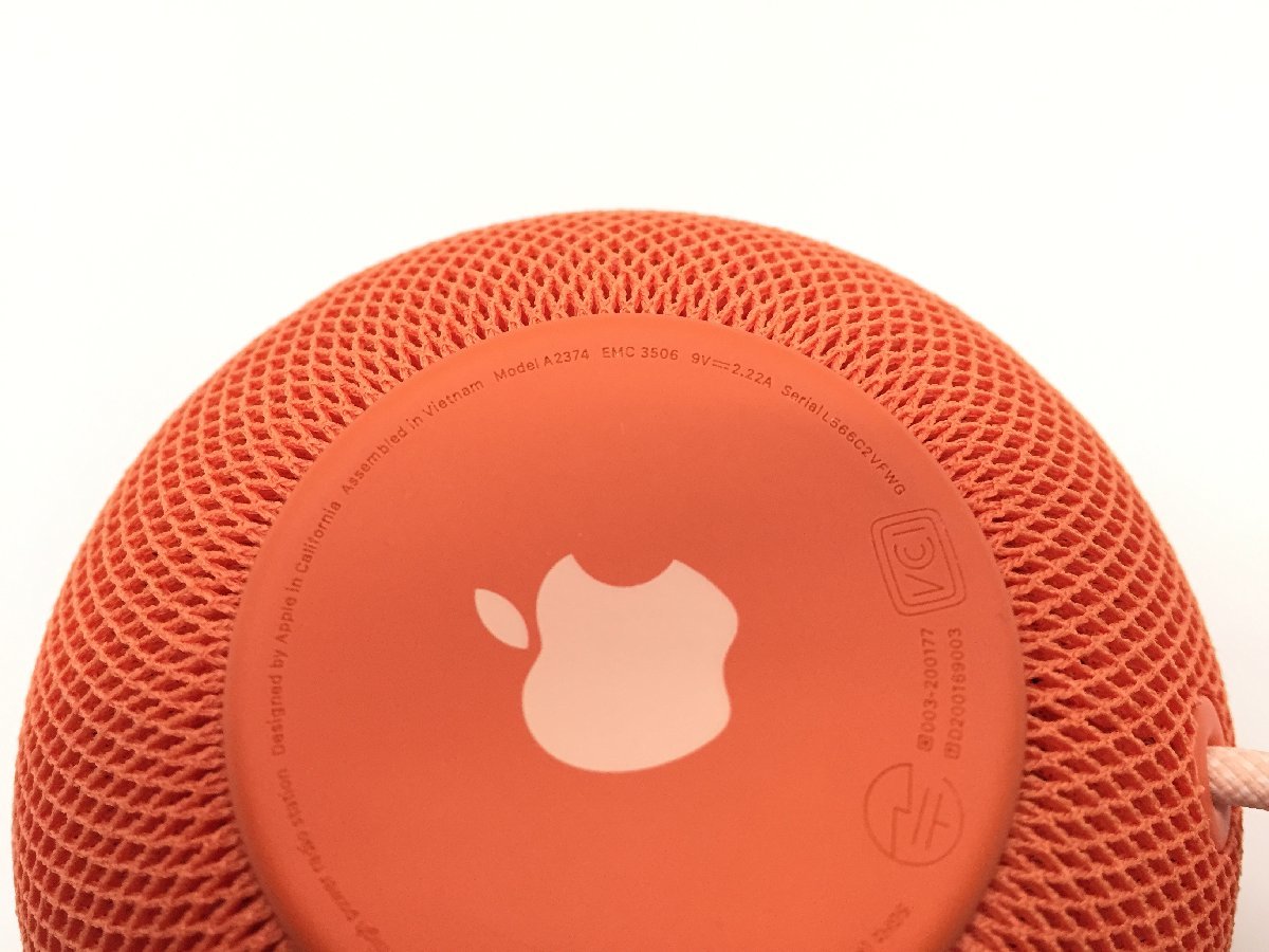 Apple HomePod Mini オレンジ スマートスピーカー アップル ジャンク品 