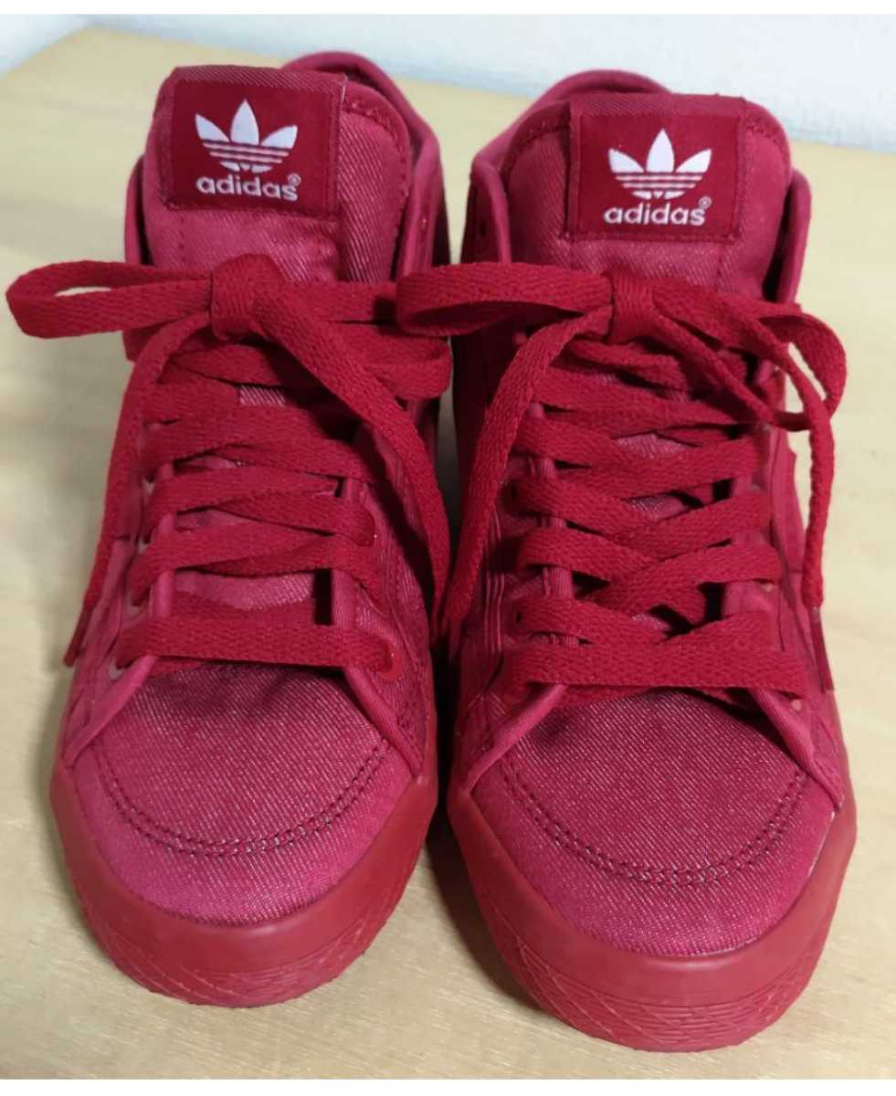 [ Меньше использования! ] Adidas/adidas Original в кроссовках -Heal для мужчин! Красный/красный 23,5 см