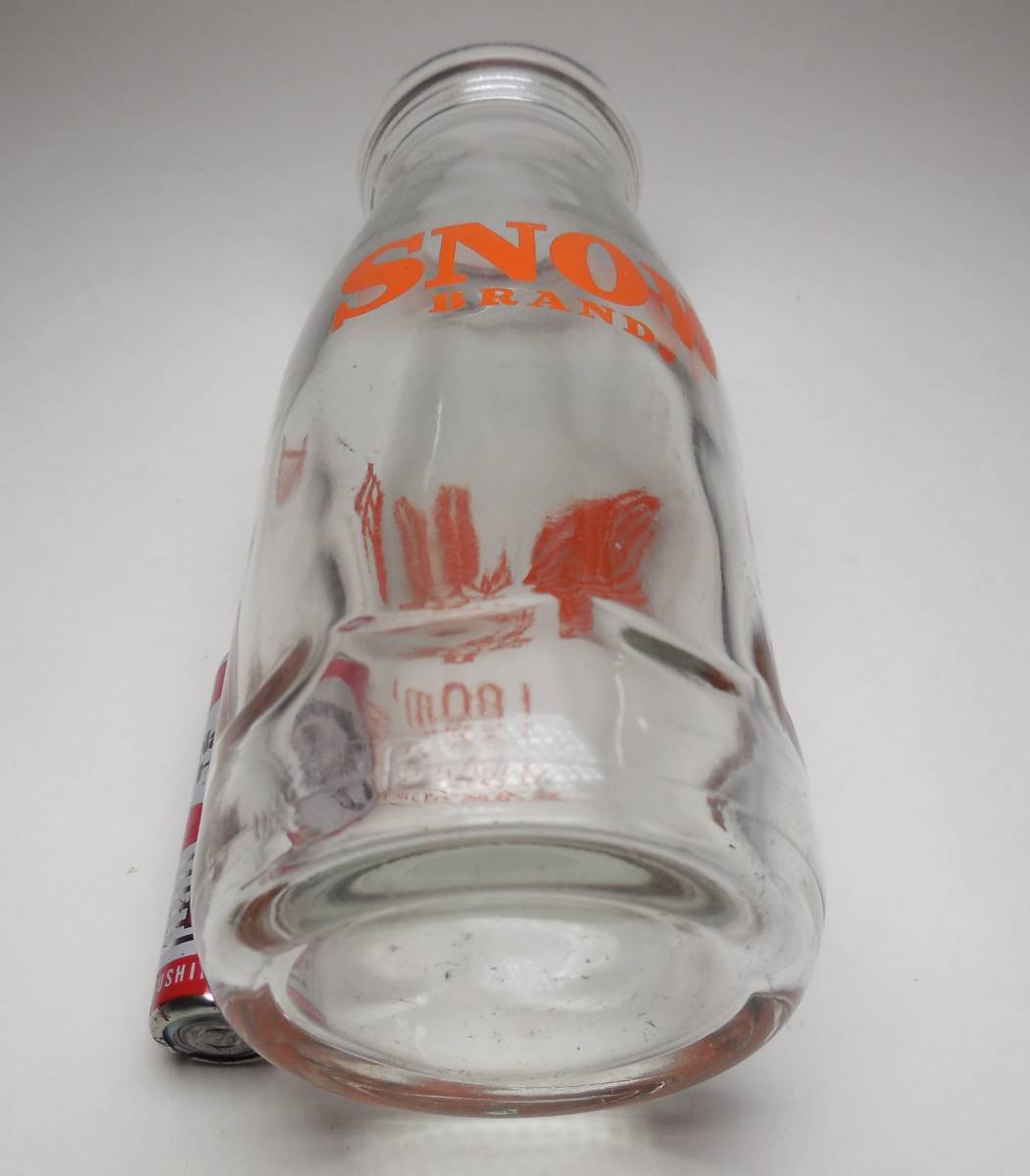 雪印 ＳＮＯＷ 牛乳瓶 180ml 空ビン ガラス瓶の画像7