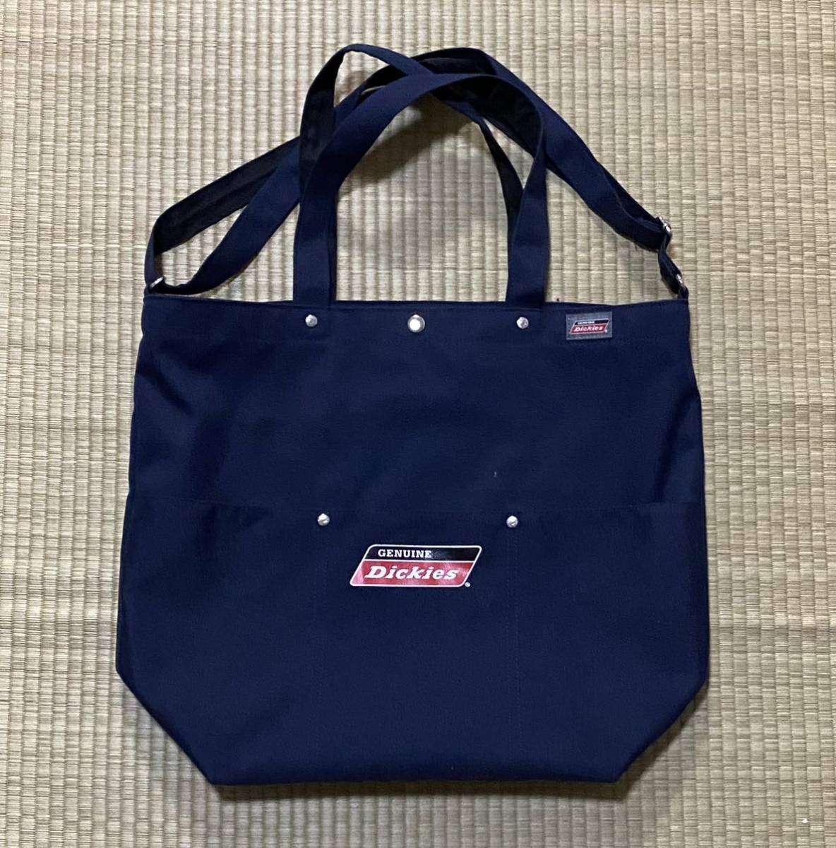 ディッキーズ　Dickies 紺　ショルダーバッグ_画像1