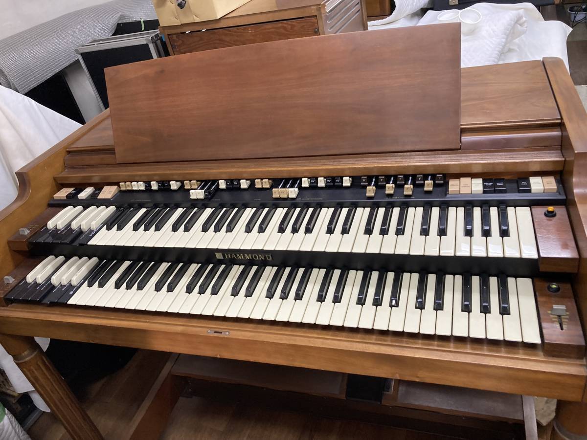 ハモンドオルガンB3000・レスリースピーカーHL722 セット ジャンク品 Hammond Organ B3000・LeslieHL-722 JUNK