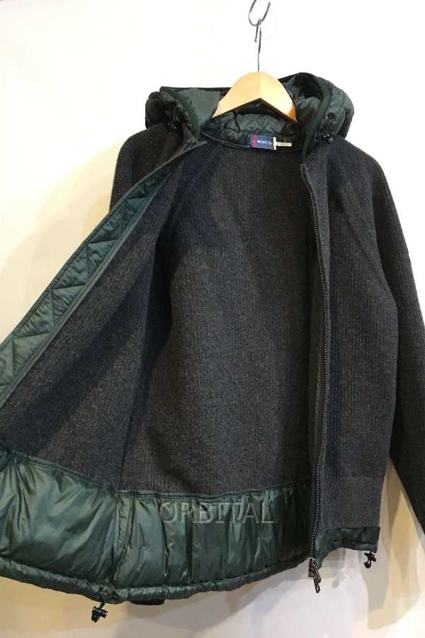 二子玉) MONCLER モンクレール MAGLIONE TRICOT CARDIGAN フーデッド