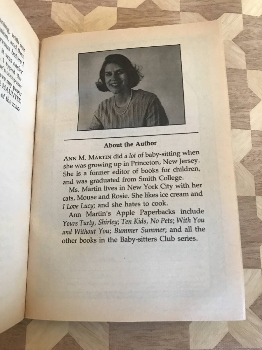中古本 英語書籍　Ann M. Martin/著　THE BABY SITTERS CLUB / Super Mystery #1 2209m58_画像4