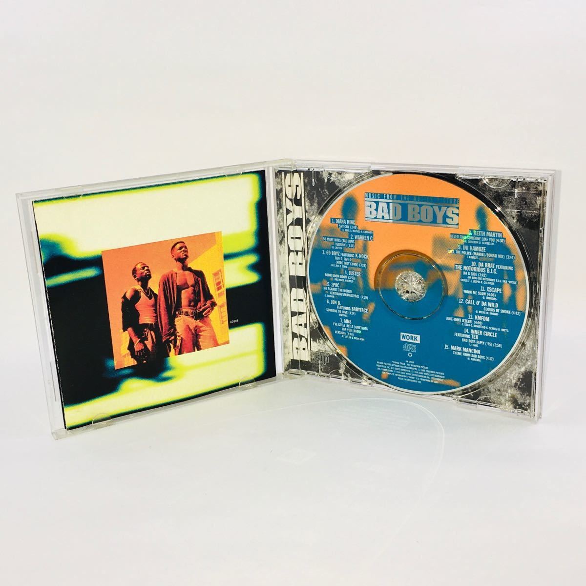 バッドボーイズ オリジナル・サウンドトラック CD 動作確認済み 送料無料 匿名配送 BAD BOYS Soundtrack サントラ_画像3