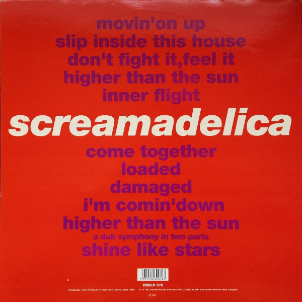 Primal Scream Screamadelica грунтовка ru. ... решение .. было использовано . сделал . произведение Sard * альбом! 2LP Andrew Weatherall