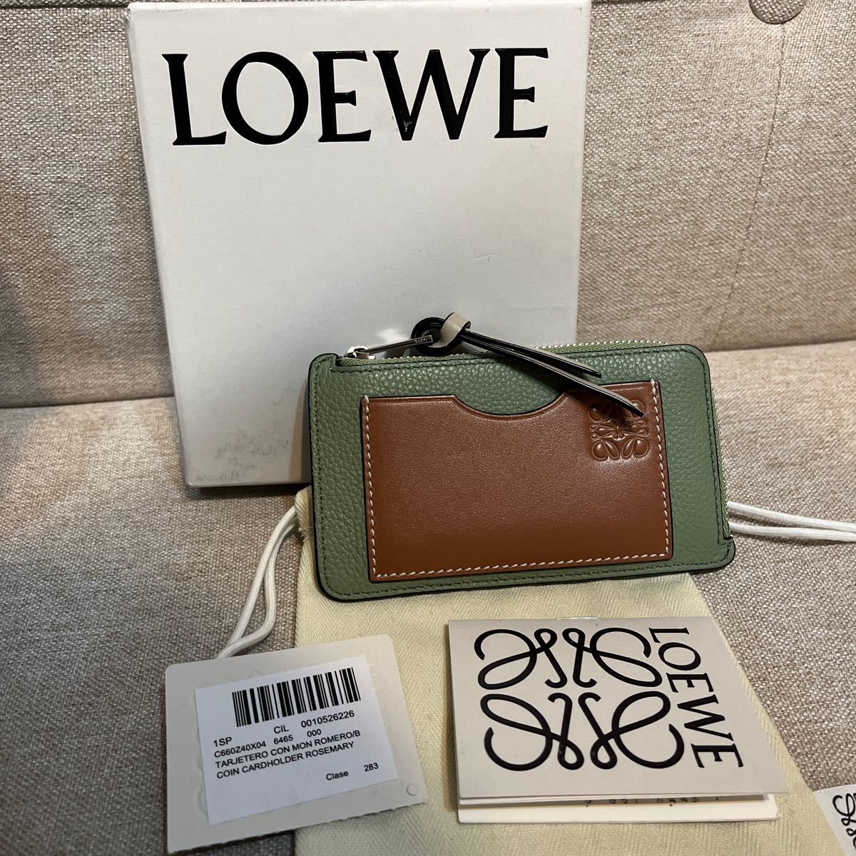 LOEWE コインカードホルダー レディースファッション 財布