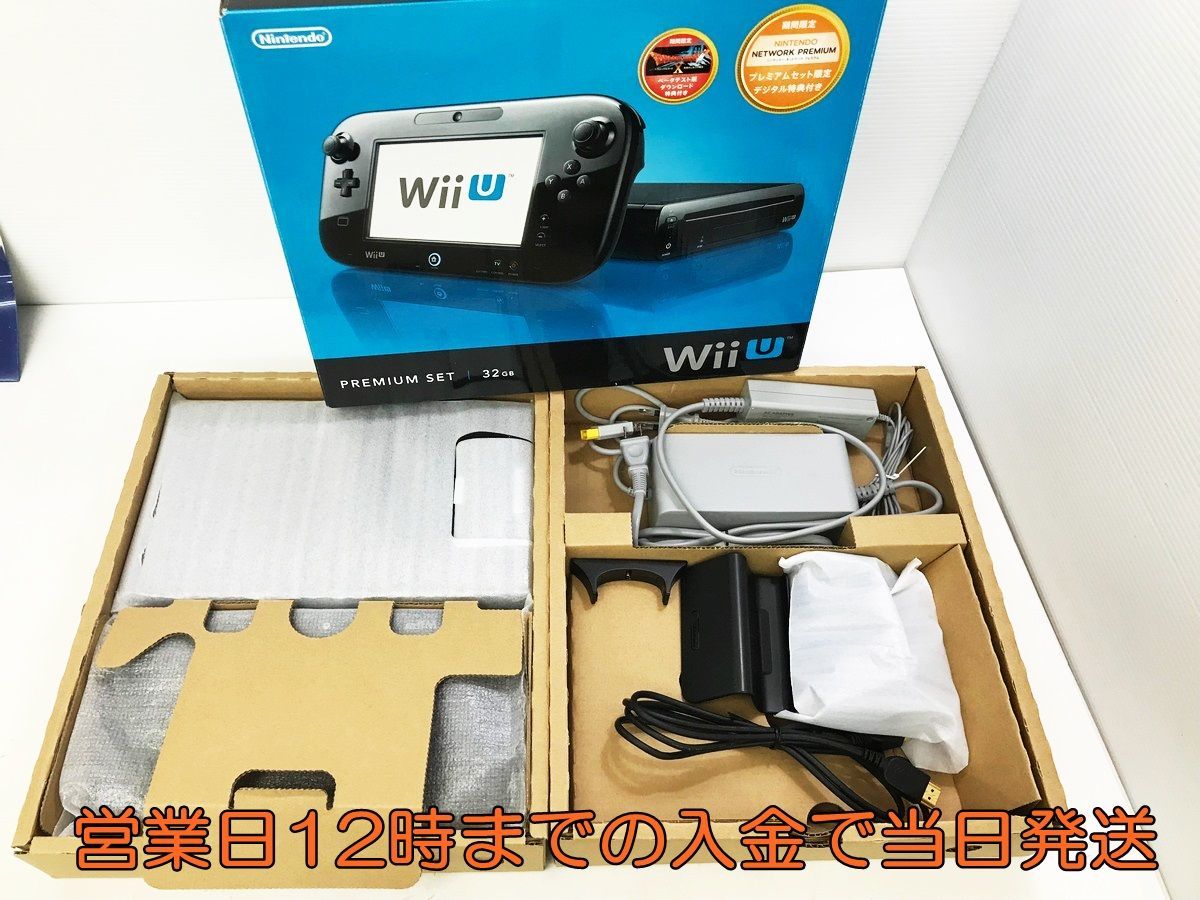 しくお】 Wii U 本体 32GB Kuro 黒 動作確認済 9Bt6u-m95285923935 め