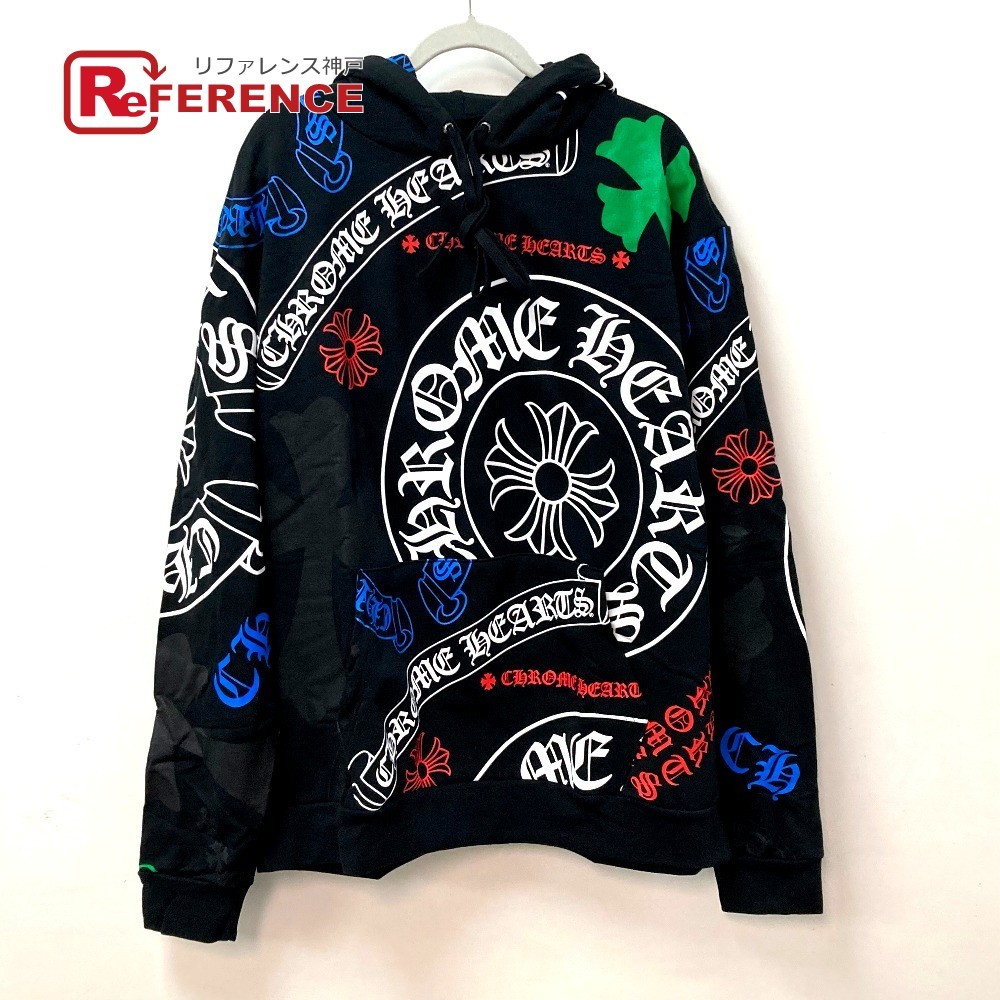 返品交換不可】 クロムハーツ CHROME HEARTS stencil hoodie サイズL