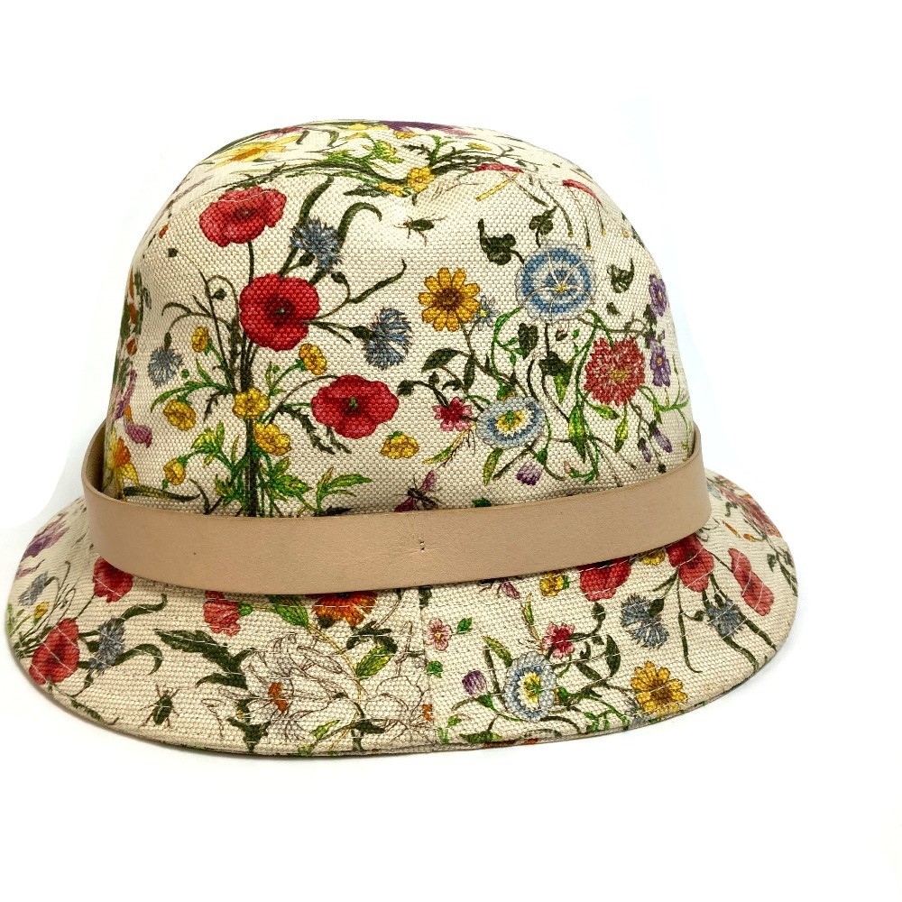 日本最大級 値下げ GUCCI リバティ フローラル キャンバス バケット ハット 未使用 sleepyhollowscreampark.com