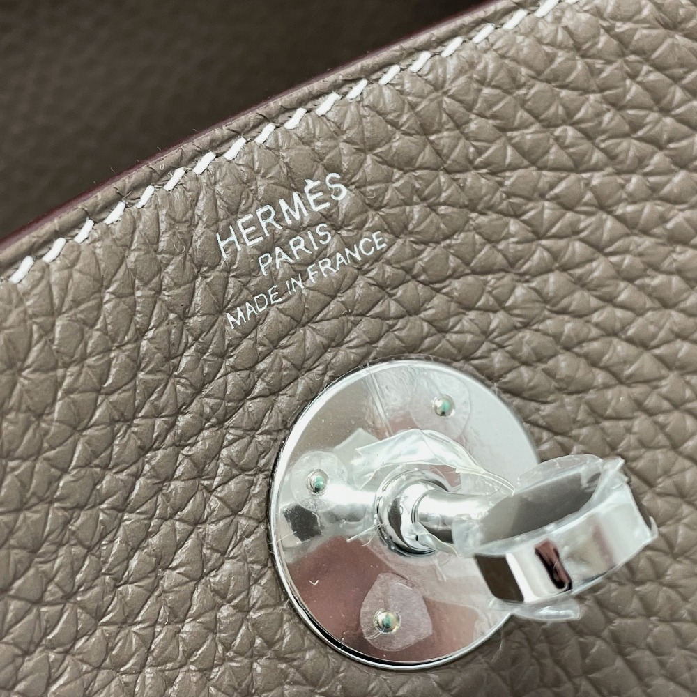 HERMES エルメス 2WAY リンディ26 ショルダーバッグ ハンドバッグ トリヨンクレマンス Y刻 エトゥープ ベージュ レディース【新品】新品_画像6