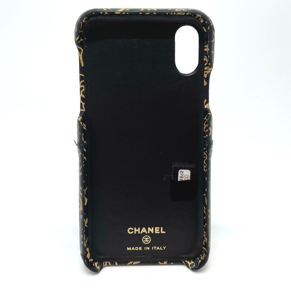 CHANEL シャネル カメリア CCココマーク マトラッセ iPhone X & XS 2019AW iPhoneケース_画像2