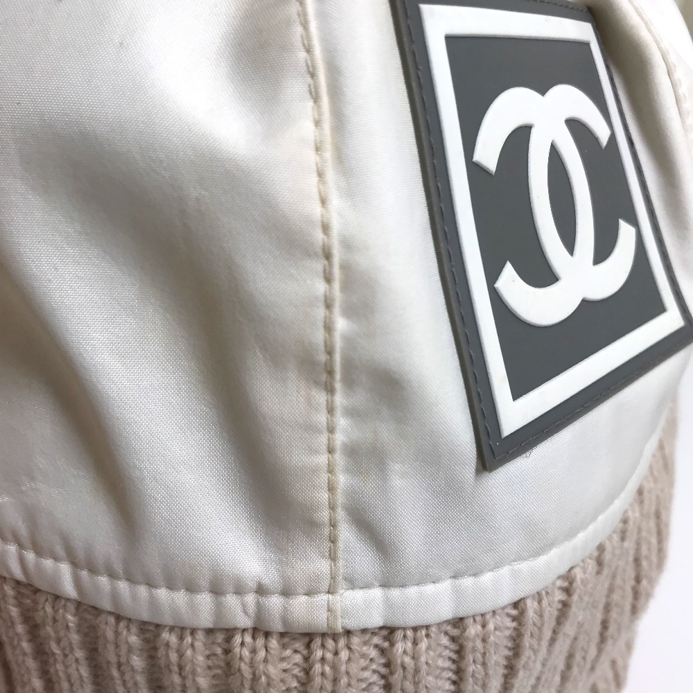 CHANEL シャネル CC ココマーク スポーツライン ロゴ ニットキャップ
