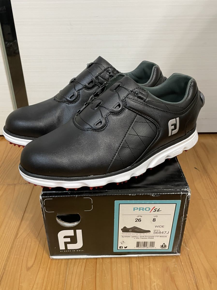 新品未使用 26㎝ FJ フットジョイ PRO SL プロ エスエル スパイクレス