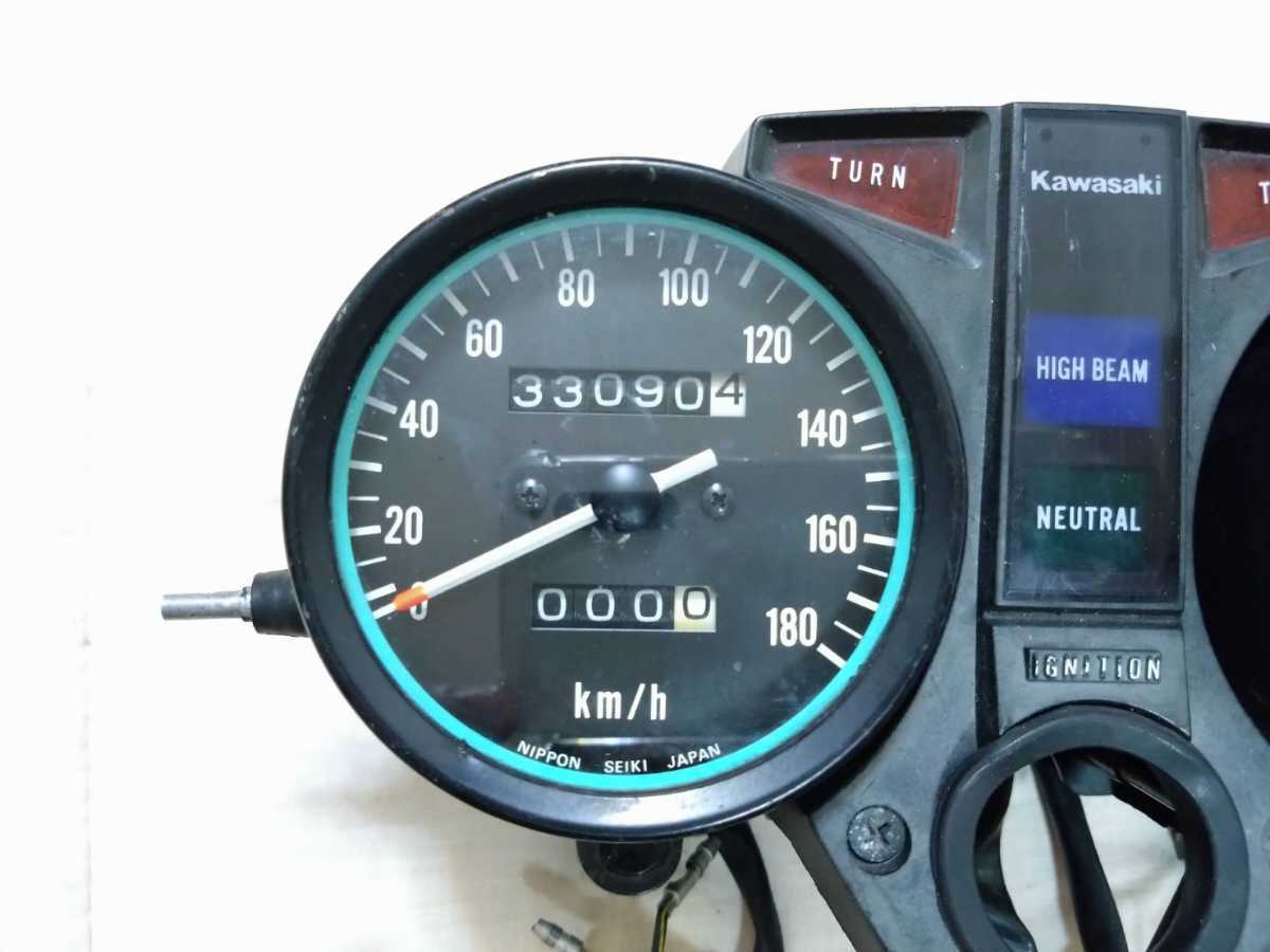 カワサキ Z250FT メーター スピード/タコ/インジゲーター www
