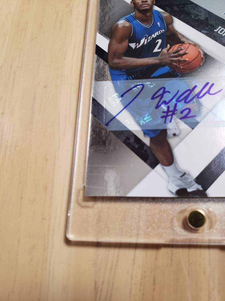 49枚限定 サイン 2010 -11 Panini Prestige JOHN WALL RC Auto ( /49) / ジョン ウォール Autograph _画像3