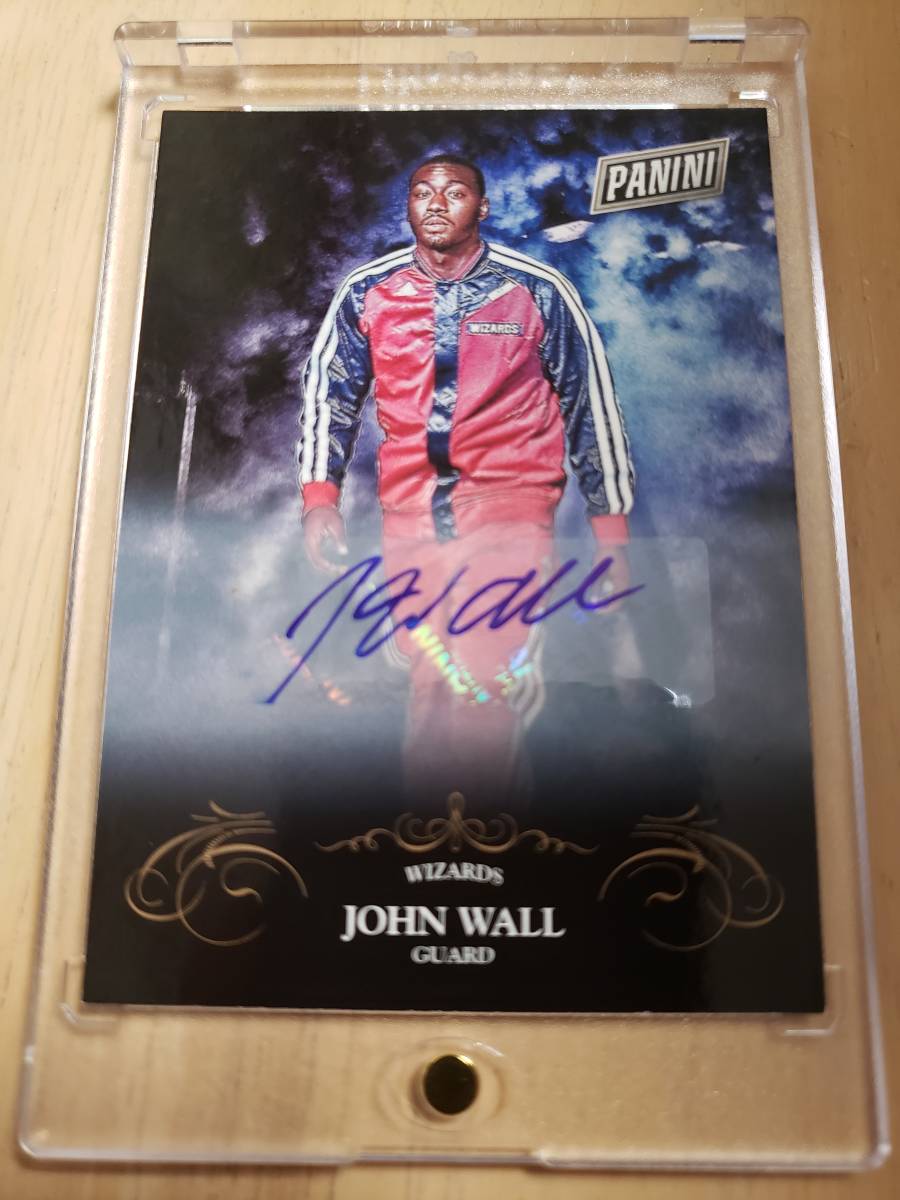 SP サイン 2014 -15 Panini Black Friday JOHN WALL Auto / ジョン ウォール Autograph _画像8