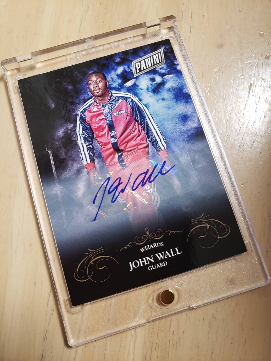 SP サイン 2014 -15 Panini Black Friday JOHN WALL Auto / ジョン ウォール Autograph _画像9