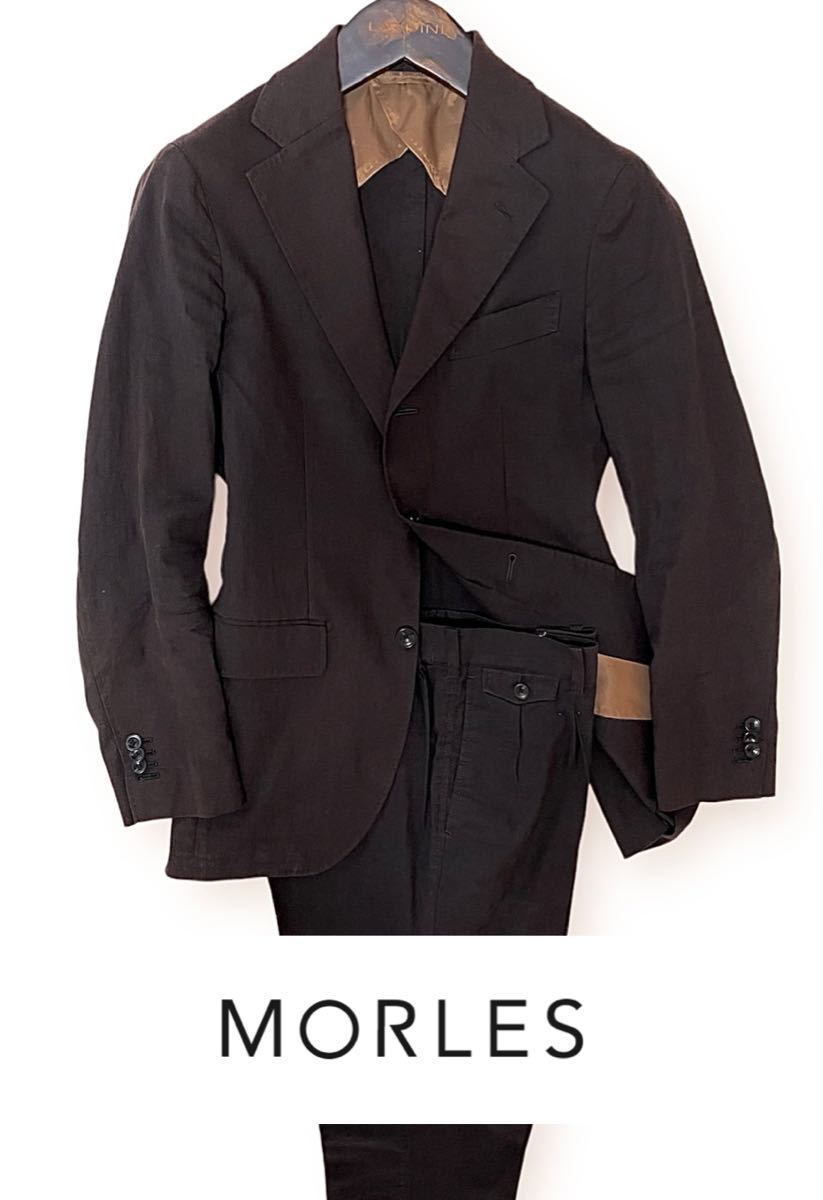【MORLES】定価約70%OFF リネンセットアップ　S BEAMS Design モアレス　スーツ　スーツカンパニー　洋服の青山