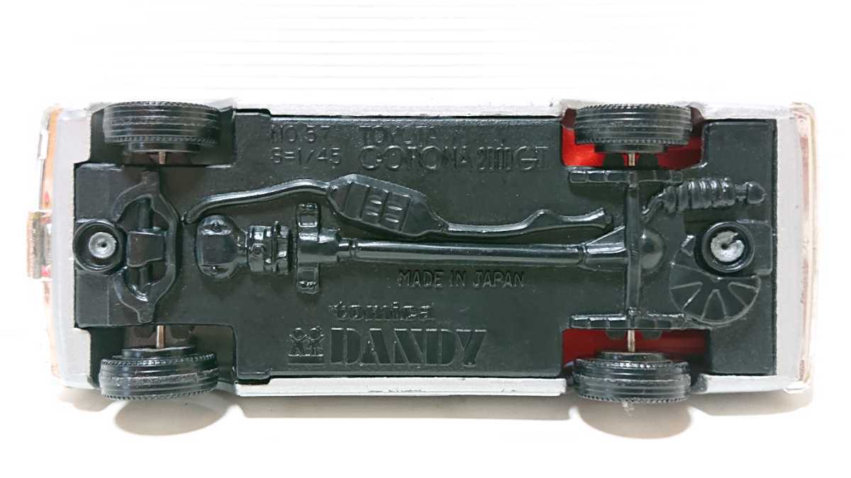 トミカ ダンディ No,57(?) 1/45 トヨタ コロナ 2000GT 当時の物 トミカ ダンディ No,57(?) 1/45 トヨタ コロナ 2000GT 当時の物