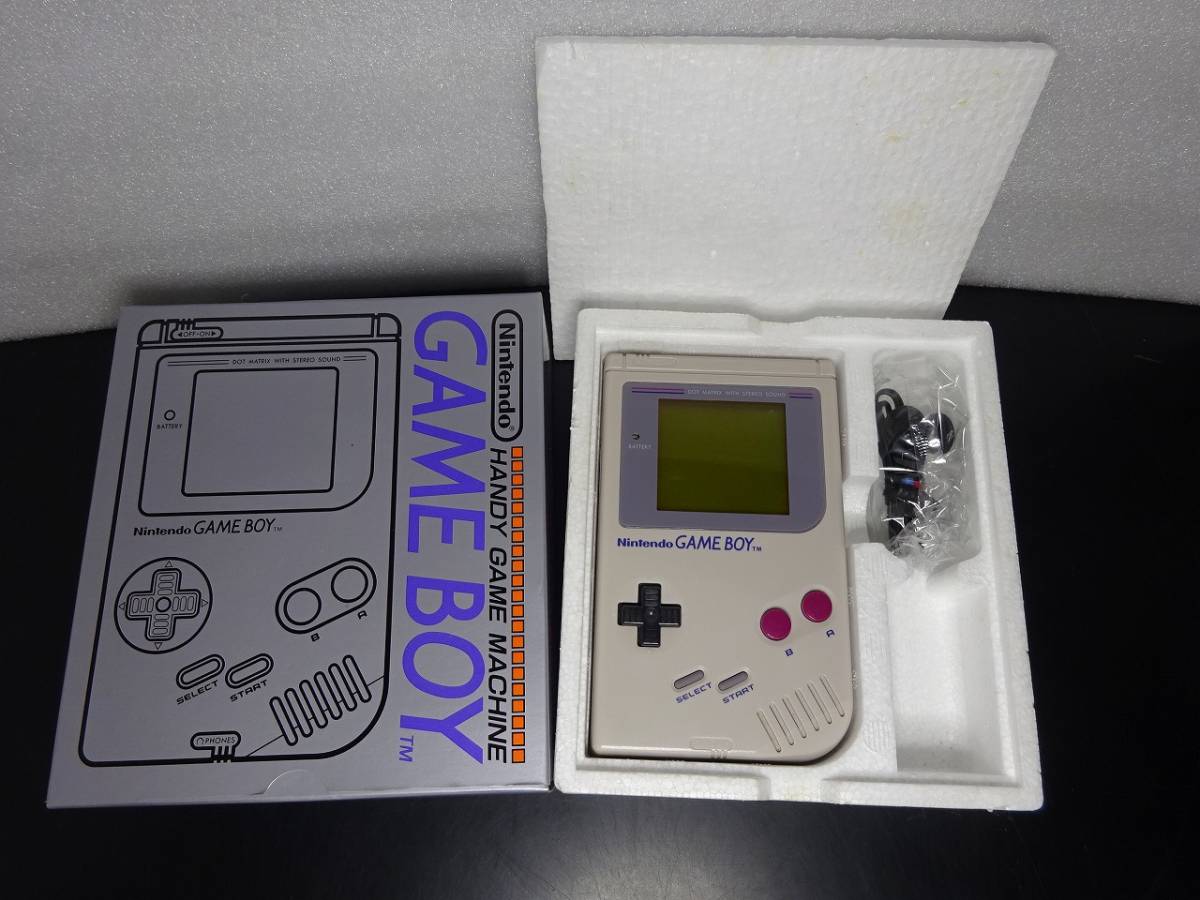 ゲームボーイ （旧タイプ）ジャンク品 任天堂 初代ゲームボーイ 本体 美外箱付 Nintendo ニンテンドー