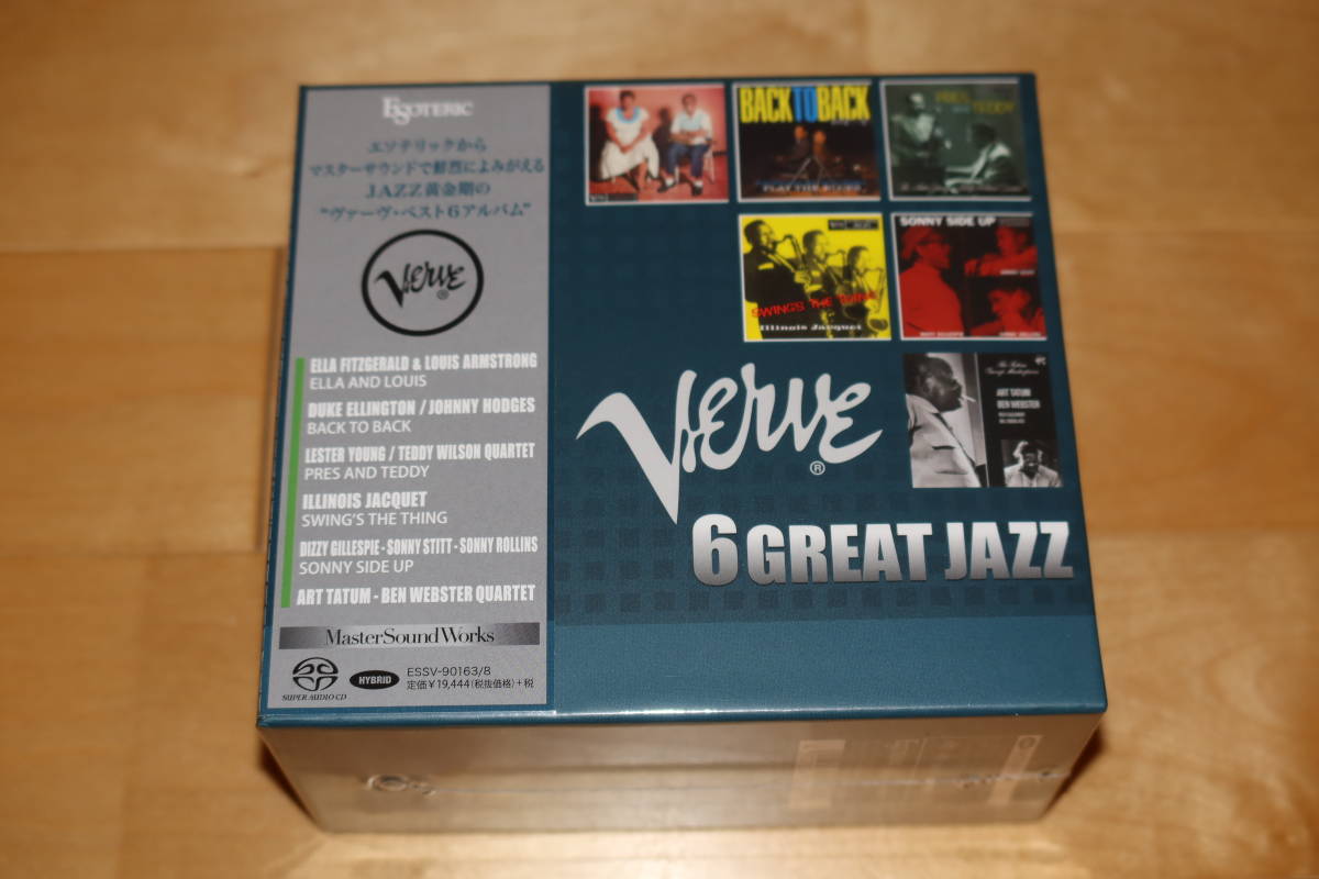 新品 ESOTERIC エソテリック SACD VERVE 6 GREAT JAZZ BOX （SACD/CD 6