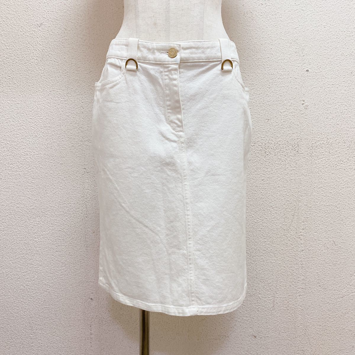 ♪セリーヌ デニムスカート/白/CELINE の商品詳細 | ヤフオク! | One