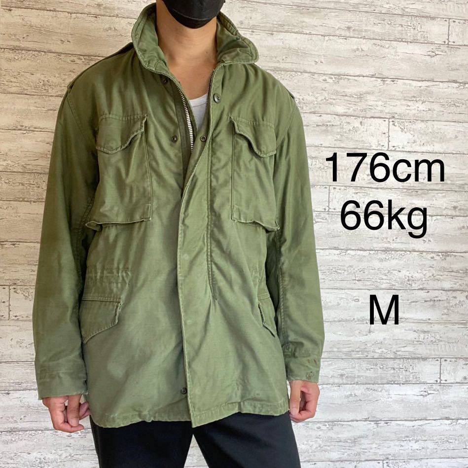 60's M-65 人気のセカンドモデル フィールドジャケット 米軍実物 ヴィンテージ Mサイズ ゆったり