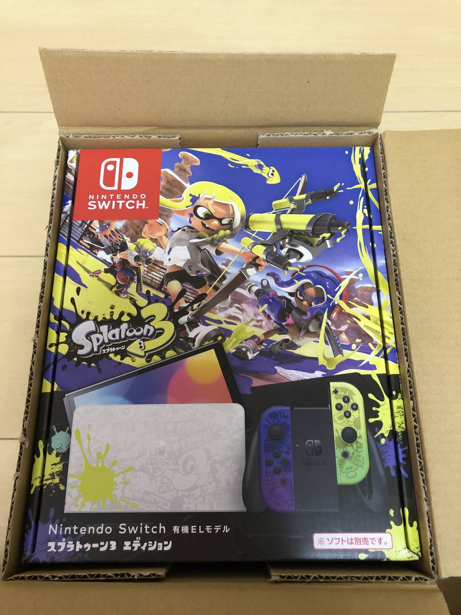 新品未開封 未使用 Nintendo Switch(有機ELモデル) スプラトゥーン3