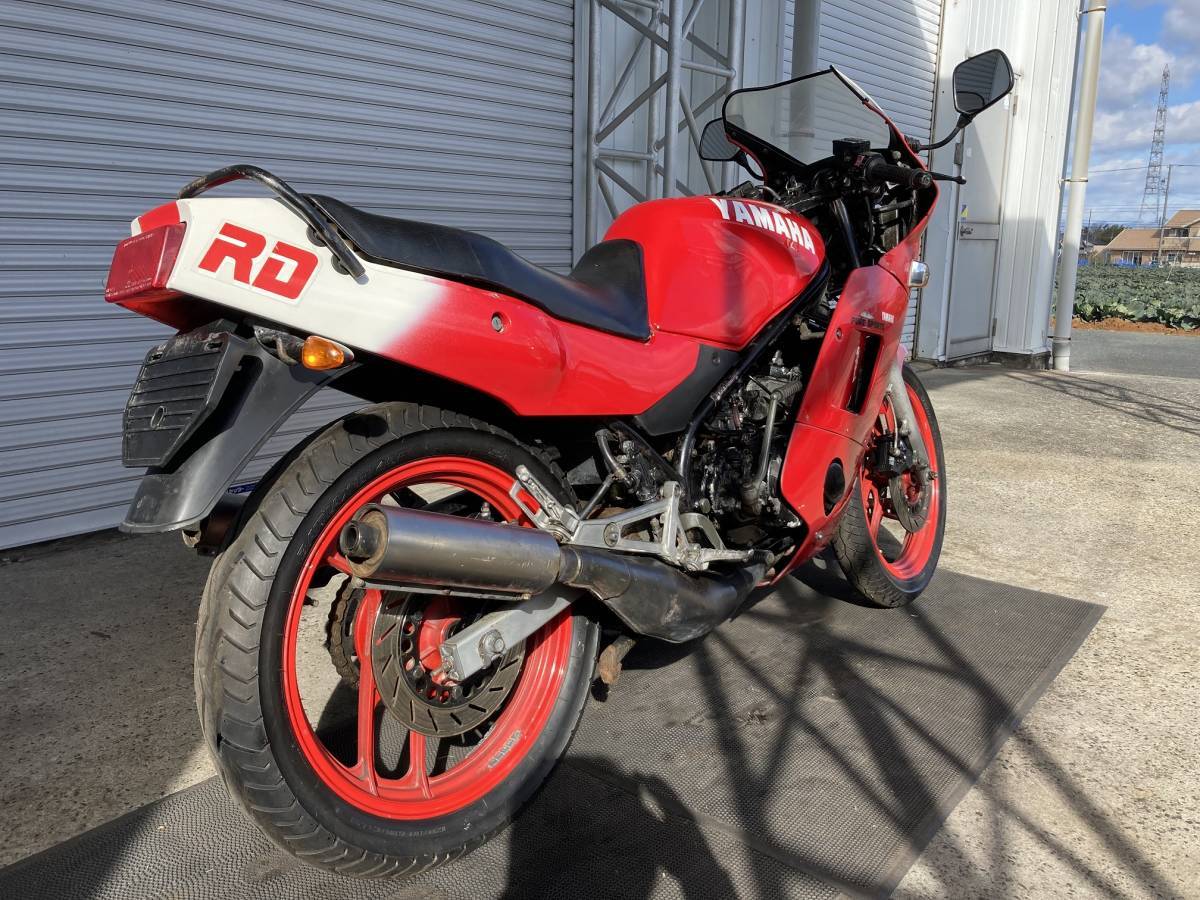 RD350(RZ350) 1WT YPVS 逆車 赤06918 1988年式 ヤマハ 2stエンジン始動確認済!吹け上がり良好!現状販売/輸入新規.国内未登録/豊橋市/170Zの画像4