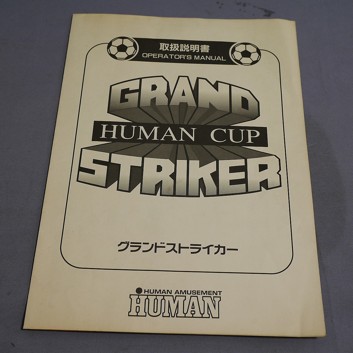  original instrument + owner manual hyu- man Grand striker HUMAN