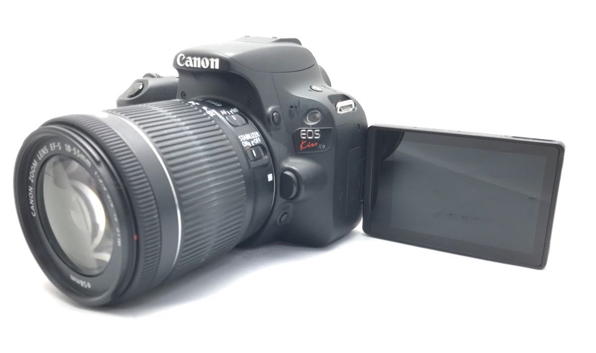 卒業入学フルセット♪Canon EOS kiss x9 レンズキット♪Wifi標準搭載機♪スマホとつながる♪即利用可能♪