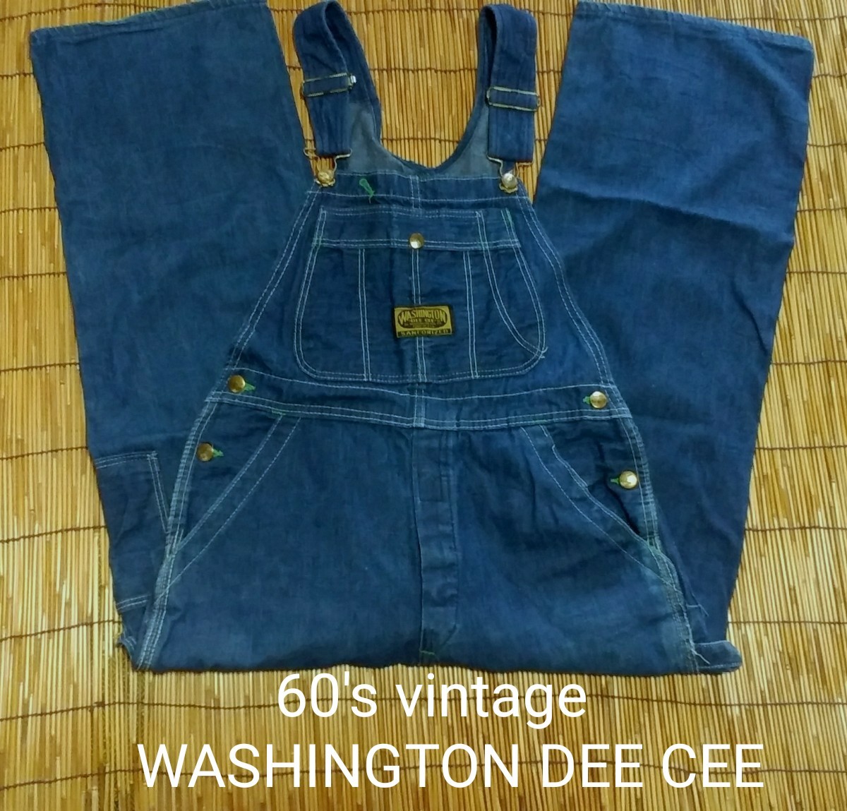 WASHINGTON DEE CEE オーバーオール ローバック デッドストック-