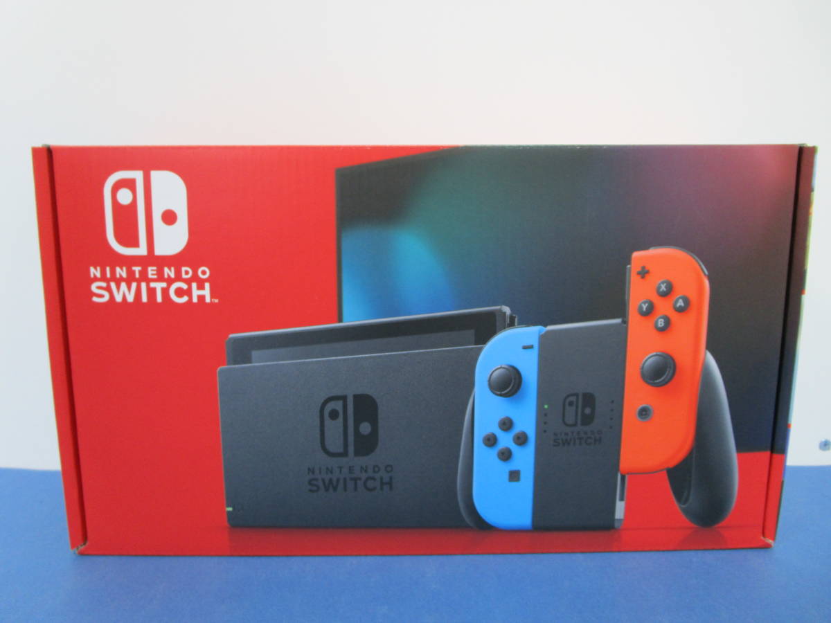 未使用 Nintendo Switch ニンテンドースイッチ本体 ネオンブルー