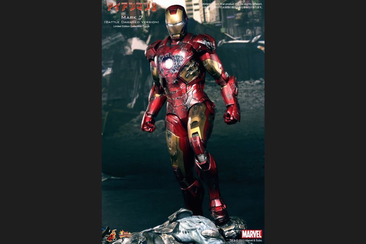  unopened * toy sapiens limitation * hot toys Ironman Mark 7 Battle damage version HOTTOYS Avengers 1/6 action figure 