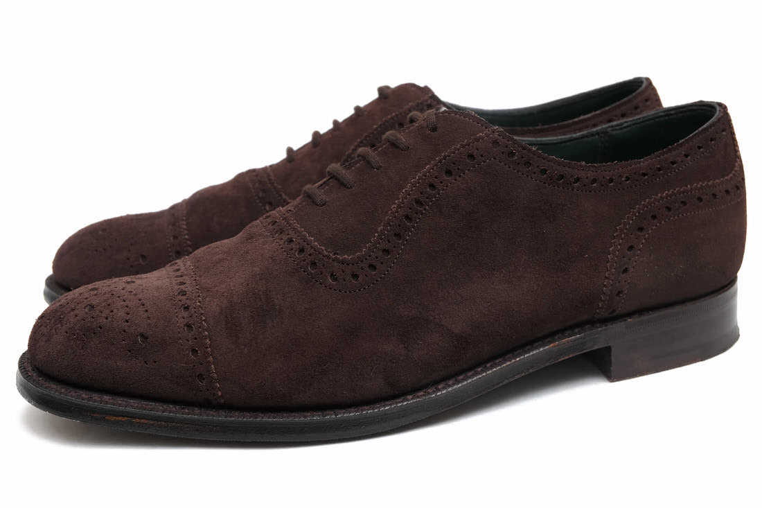 CHEANEY スエードレザー ウイングチップ 牛革