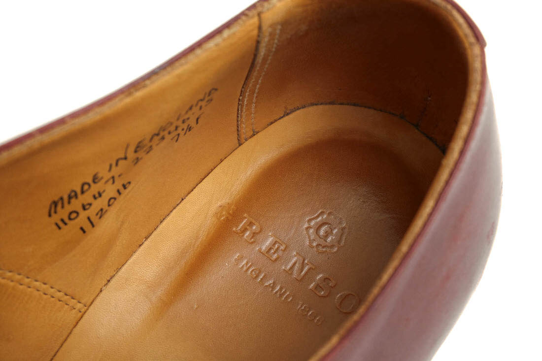 GRENSON グレンソン ビジネスシューズ LONDON ロンドン 牛革 カーフ ストレートチップ レザーソール グッドイヤーウェルト製法_画像8