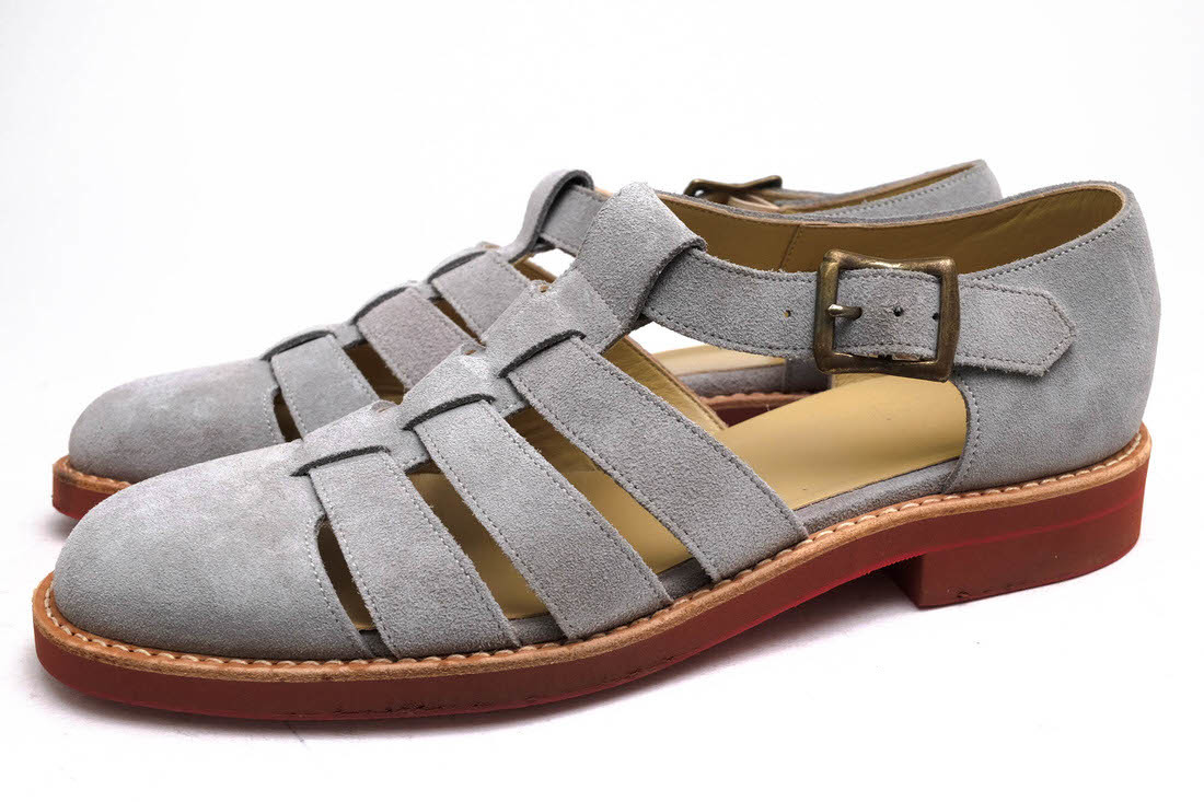 PLUSON SHOE SUPPLY プラソンシューサプライ サンダル PSSD-005 GURKHA STRAP SANDAL グルカ ストラップサンダル 牛革 グルカサンダルの画像1