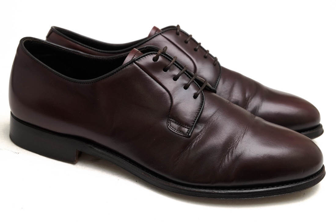 GIORGIO ARMANI Armani business shoes cow leather car f Dubey shoes plain tu leather sole 