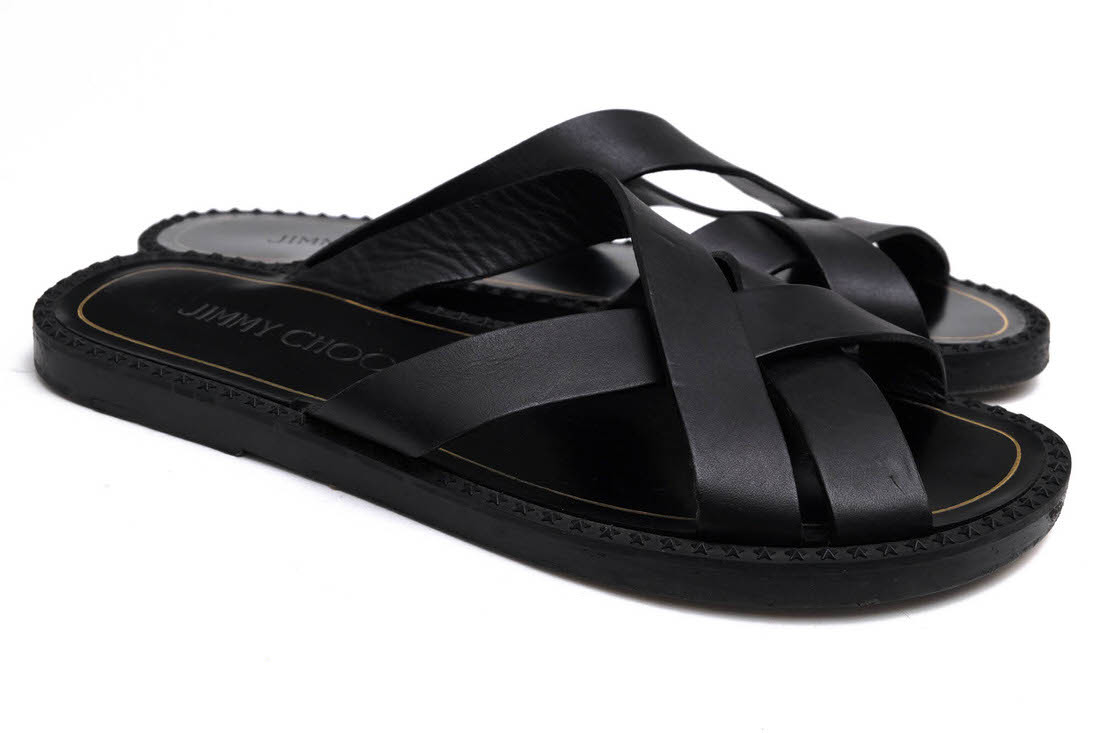 Jimmy Choo ジミーチュウ サンダル 151 WENDEL クロスストラップ 牛革
