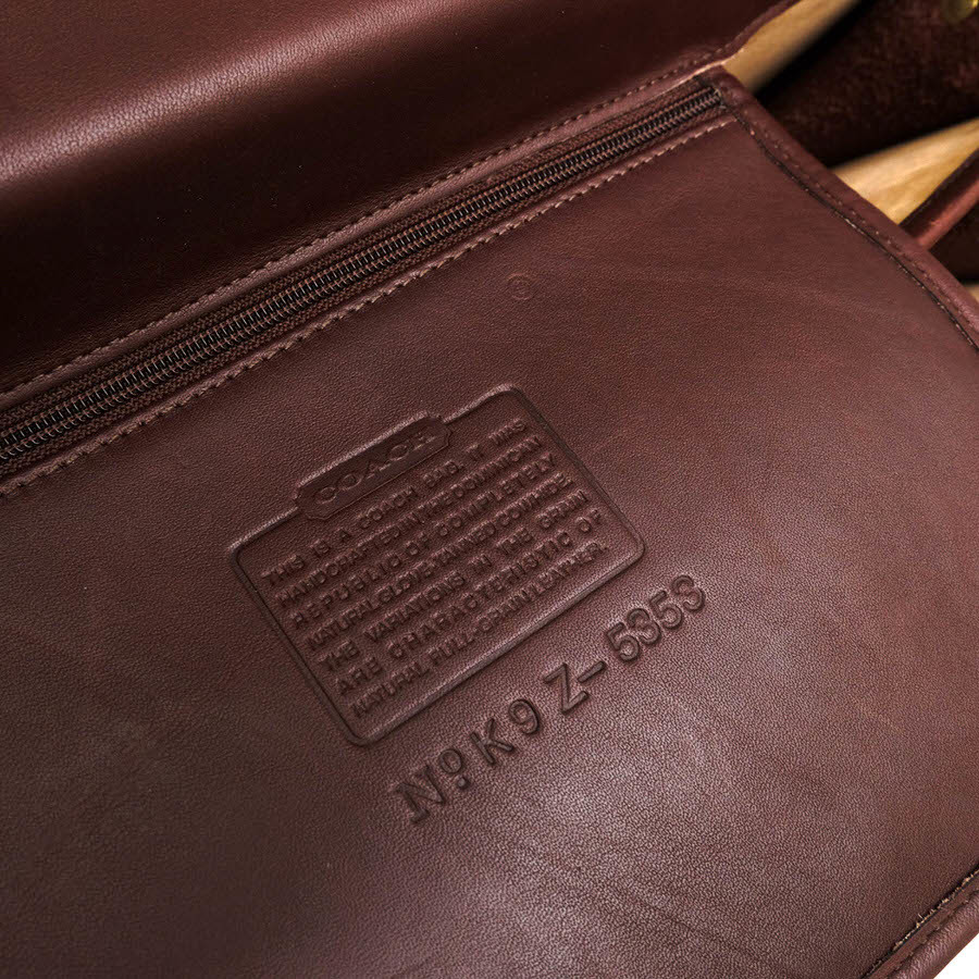 COACH コーチ ビジネスバッグ 5353 グラブタンカウハイド 牛革 A4サイズ収納可能 2WAY ショルダーバッグ_画像9