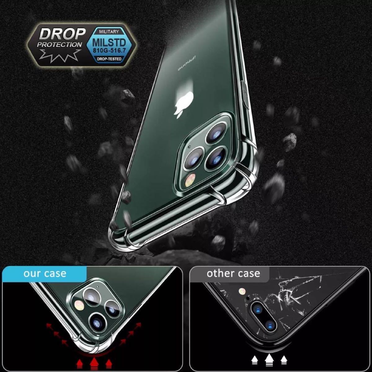 フラワーモチーフハンドストラップ付きクリアーiPhone14ケース  他機種あり韓国 カラー：ブラック