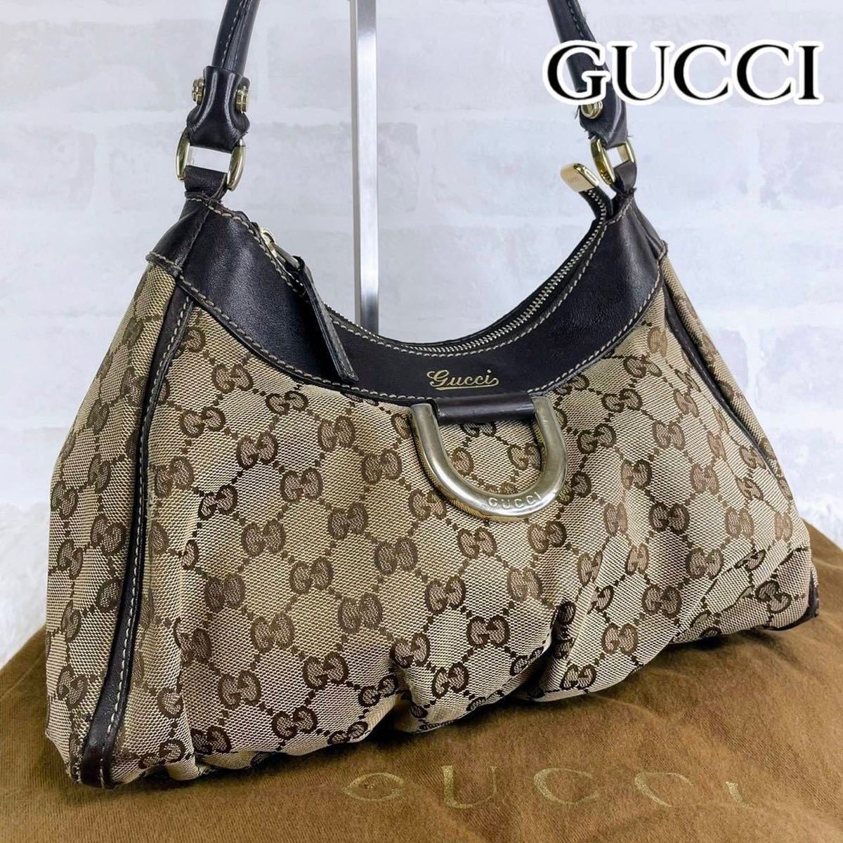 1円〜【高貴な品格】GUCCI グッチ ショルダーバッグ ハンドバッグ GG