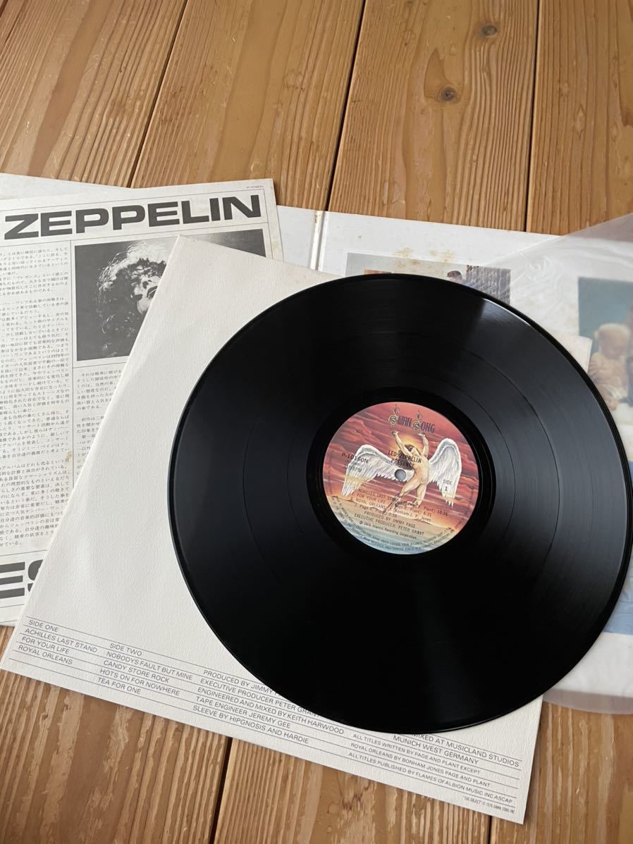 絶版 LED ZEPPELIN レコード レッドツェッペリン LP_画像2