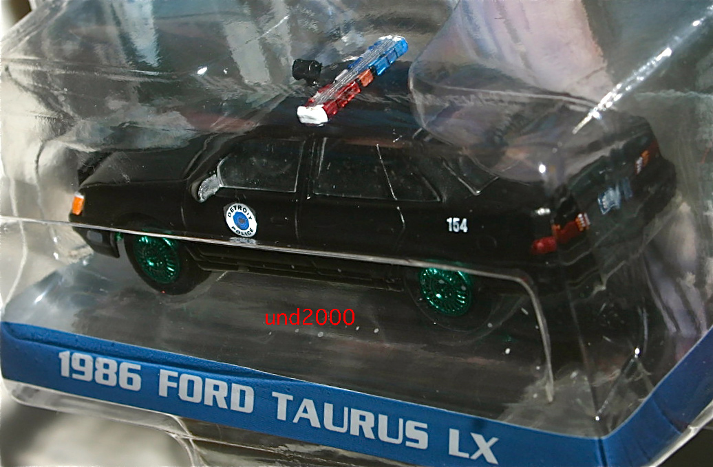 Greenlight робокоп 1/64 1986 Ford Taurus LX Police машина Ford Taurus LX Detroit Metro Police зеленый машина зеленый свет 