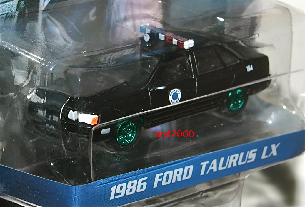 Greenlight робокоп 1/64 1986 Ford Taurus LX Police машина Ford Taurus LX Detroit Metro Police зеленый машина зеленый свет 