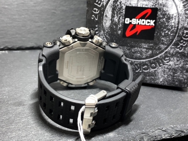 新品 CASIO カシオ 正規品 G-SHOCK ジーショック Gショック 電波ソーラー腕時計 マッドマスター フォージドカーボンベゼル GWG-2000-1A1
