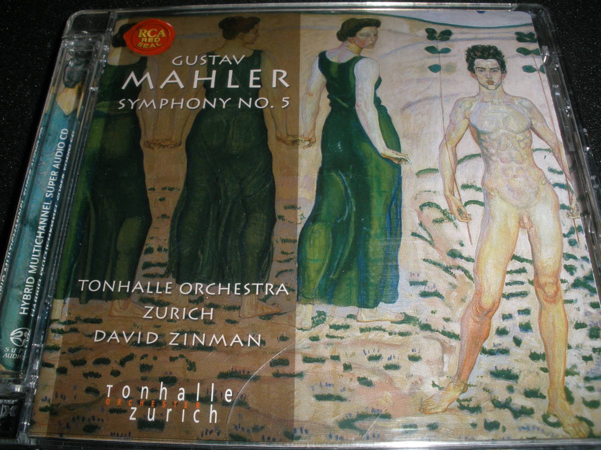 SACD マーラー 交響曲 第5番 ジンマン トーンハレ管弦楽団 ハイブリッド盤 Mahler Symphony Zinman_SACD マーラー 交響曲 第5番 ジンマン