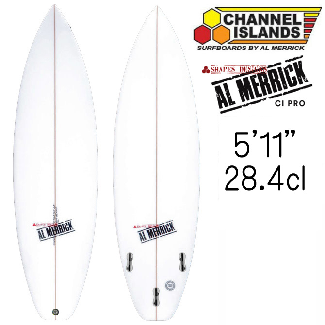 【JPN正規品】【USシェイプ】チャンネルアイランド アルメリック サーフボード CI プロ 5'11 28.4L / ChannelIslands Almerrick The CI Pro_画像1